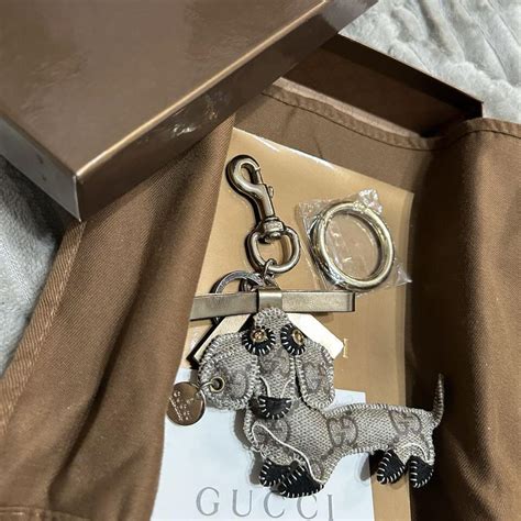 gucci artu dachshund handbag charm the upsde|Dog.